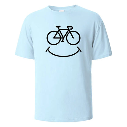 Camiseta Casual Bike Smile