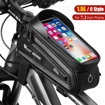 Bolsa Frontal Impermeável com Suporte de Celular