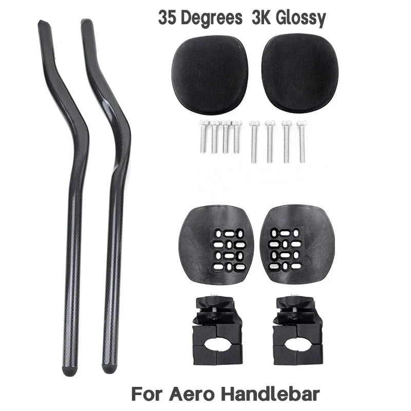 Clip de Guidão Aero em Carbono para Bike Speed
