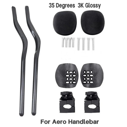Clip de Guidão Aero em Carbono para Bike Speed