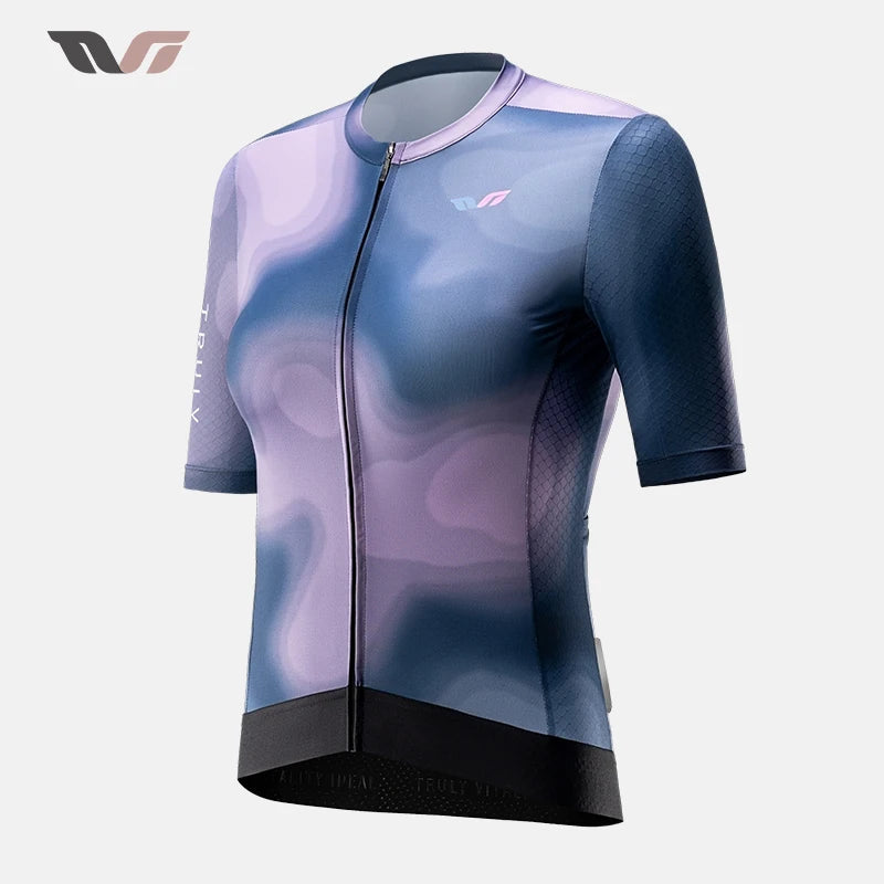 Camisa de Ciclismo ROCKBROS Feminina Manga Curta