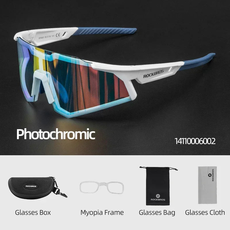 ROCKBROS Photochromic Polarized Cycling Glasses