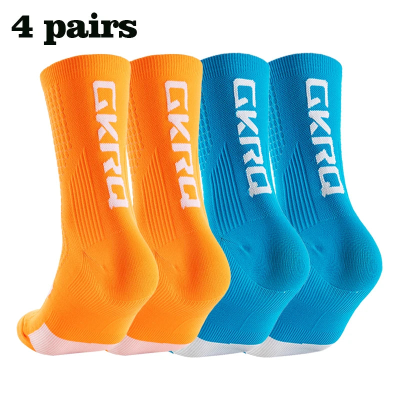 Kit 4 Pares Meias de Ciclismo Compressivas