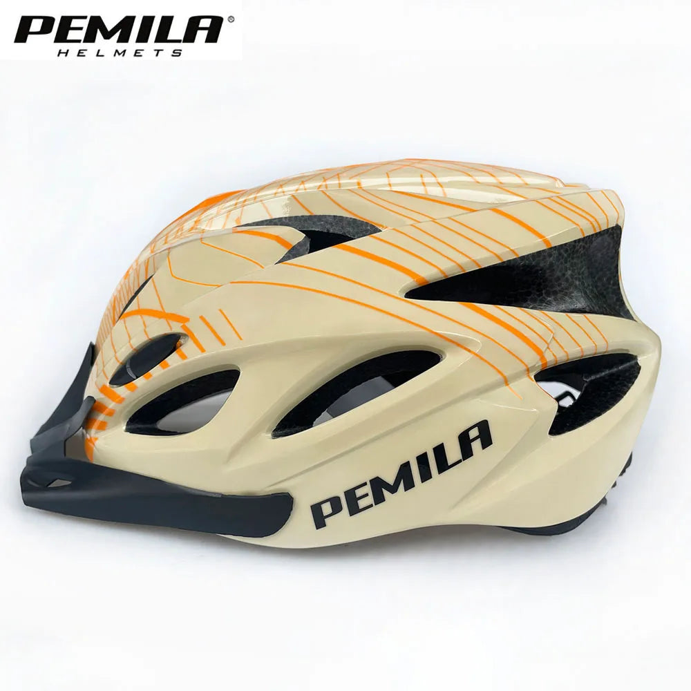 Capacete de Ciclismo Ultralight com Viseira