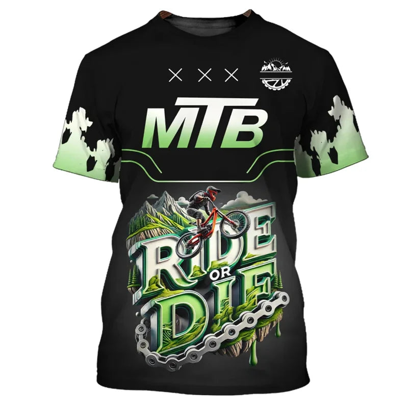 Camiseta de Ciclismo Masculina Mountain Bike