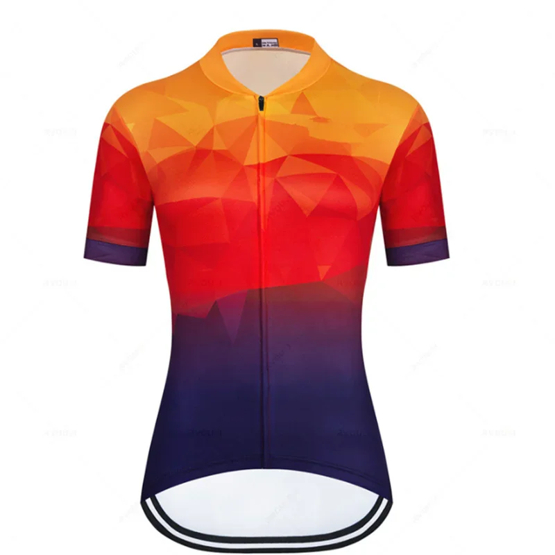 Camisa de Ciclismo Feminina Pro Team