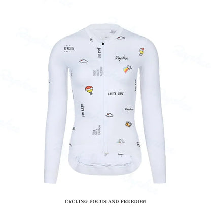 Conjunto de Ciclismo Feminino Raphce Manga Longa