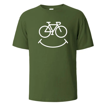 Camiseta Casual Bike Smile