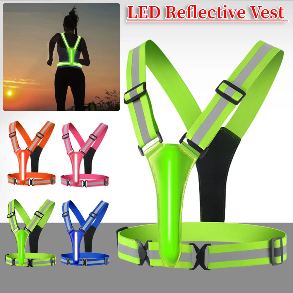 Colete LED Refletivo