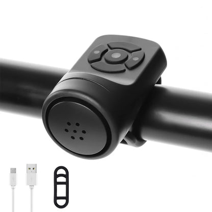 Campainha Elétrica para Bicicleta Recarregável USB