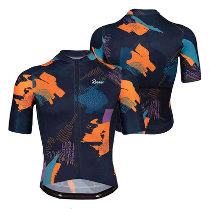 Camisa de Ciclismo Masculina Rvouei