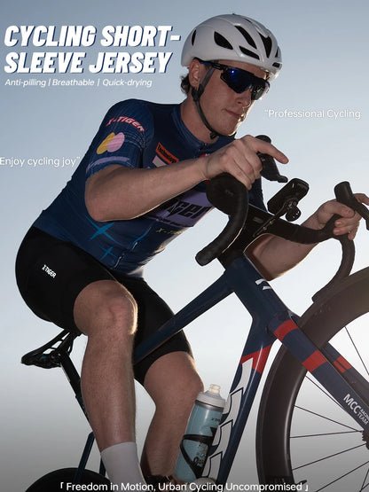 Jersey Ciclismo Masculina X-TIGER Manga Curta