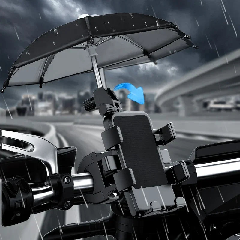 Suporte de Celular com Protetor Solar/Chuva