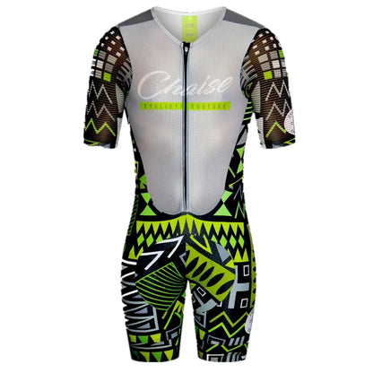 Macaquinho Masculino de Triathlon Chaise Cycliste