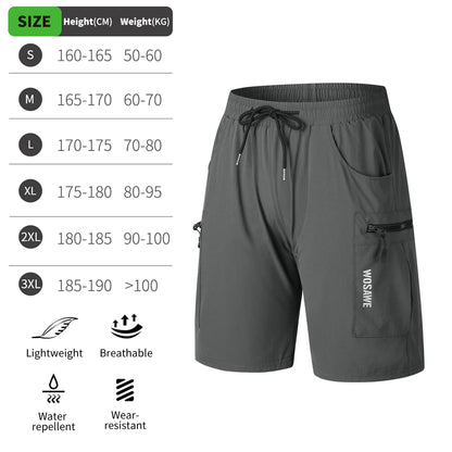 WOSAWE Men's Cycling Shorts 2 in 1