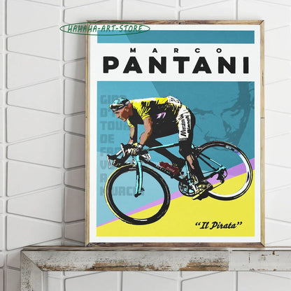 Pôster Decorativo de Ciclismo