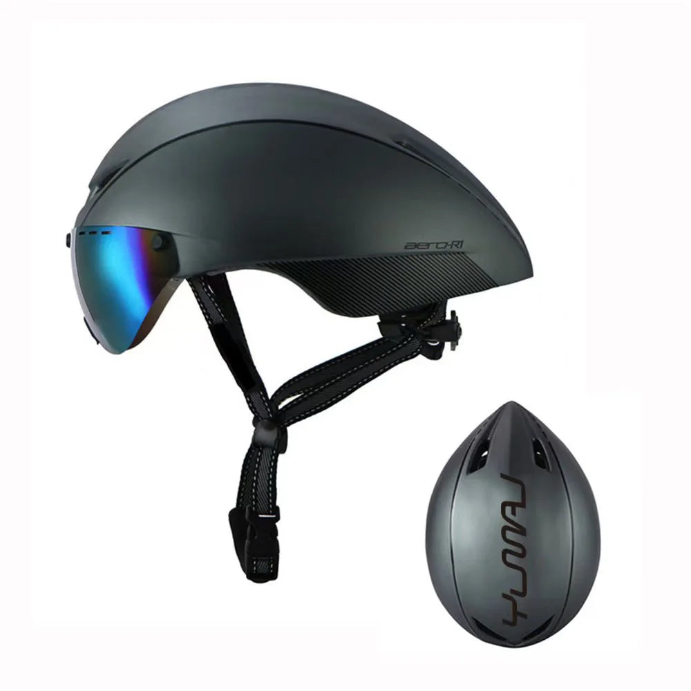 Capacete Aero TT YUMAJ com Viseira