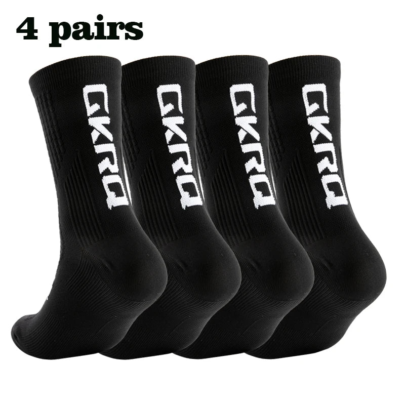Kit 4 Pares Meias de Ciclismo Compressivas