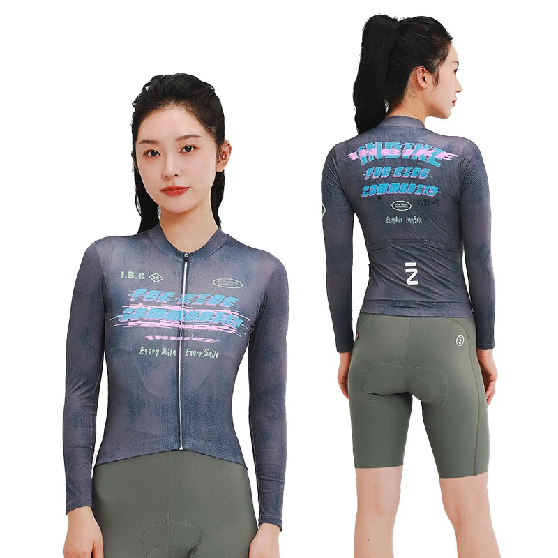 Camisa de Ciclismo Feminina INBIKE