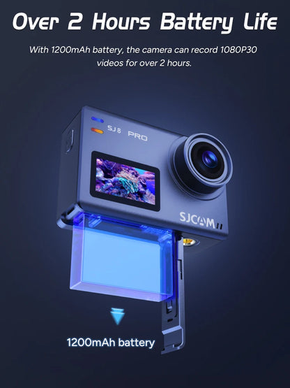 SJCAM SJ8 Pro – Action Cam 4K 60FPS, WiFi 5G, Touchscreen