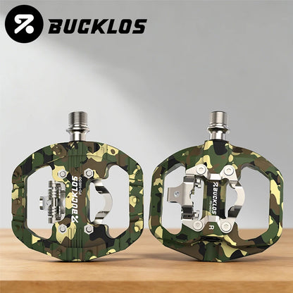 BUCKLOS Dual Function SPD Bicycle Pedal + Platform
