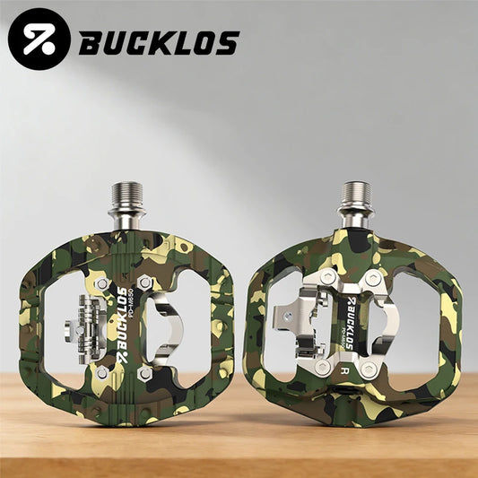 BUCKLOS Dual Function SPD Bicycle Pedal + Platform