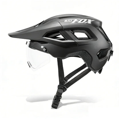 Capacete de Ciclismo BATFOX com Lente Magnética