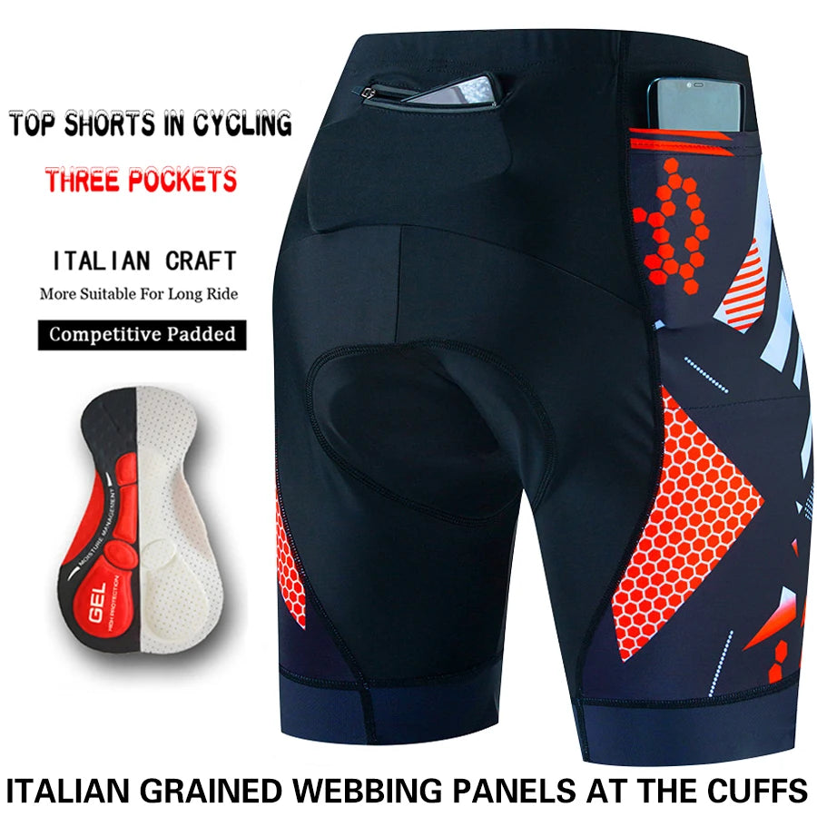 Bermuda de Ciclismo Masculina com Forro 5D em Gel