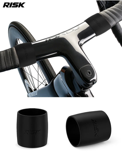 Par de Anéis de Silicone para Guidão de Bicicleta
