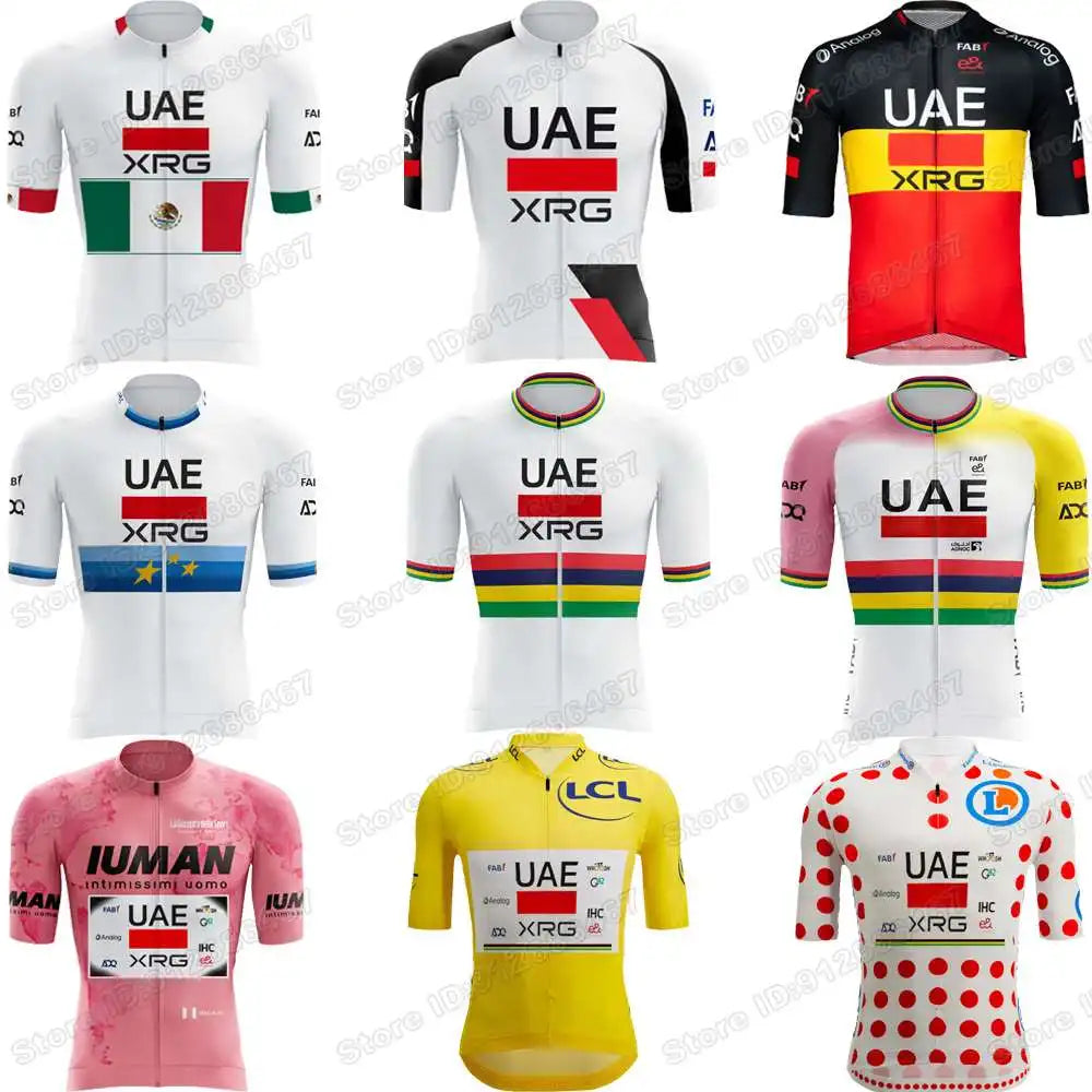 Camisa de Ciclismo Masculina UAE Team