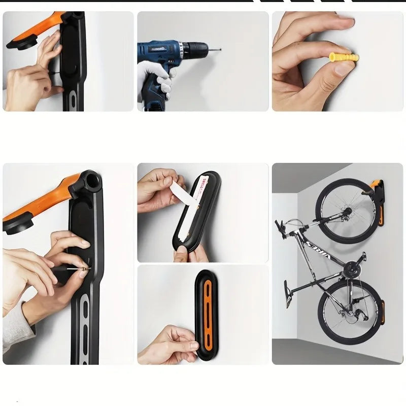Suporte de Parede para Bicicleta Dobrável