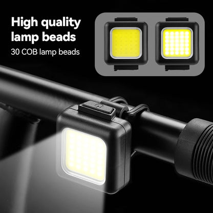 Kit Luzes Bike LED – Farol & Lanterna Traseira USB-C