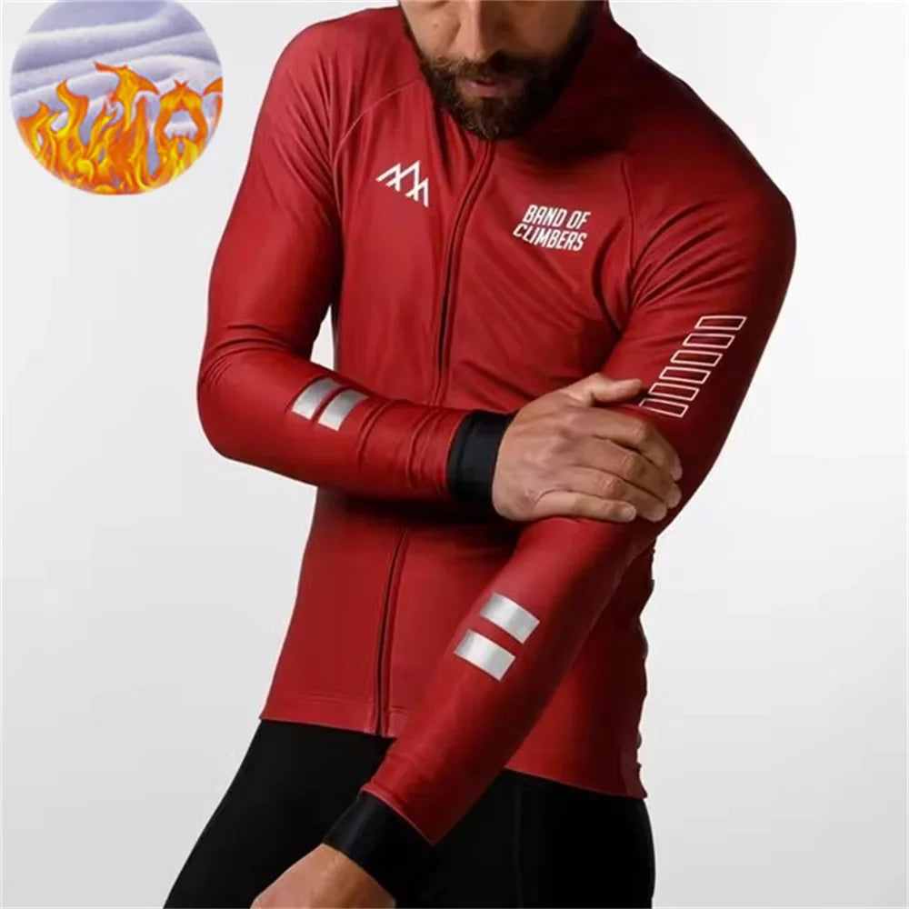 Jaqueta de Ciclismo Forro Térmico Fleece