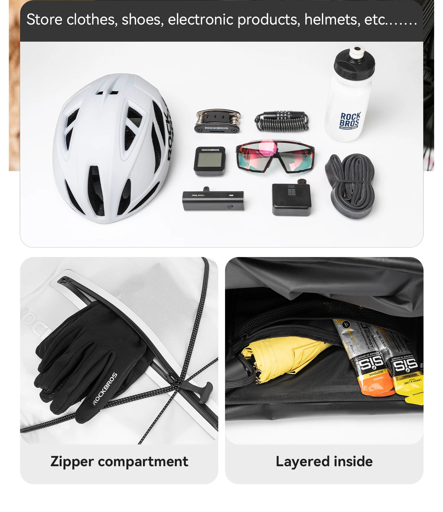 Alforge Lateral ROCKBROS 23L para Bicicleta