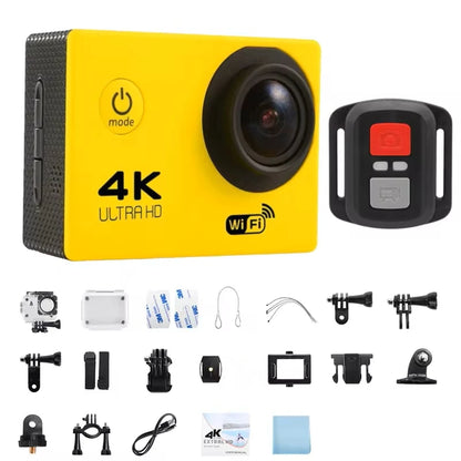 ction Cam 4K – WiFi, 30FPS, À Prova d’Água