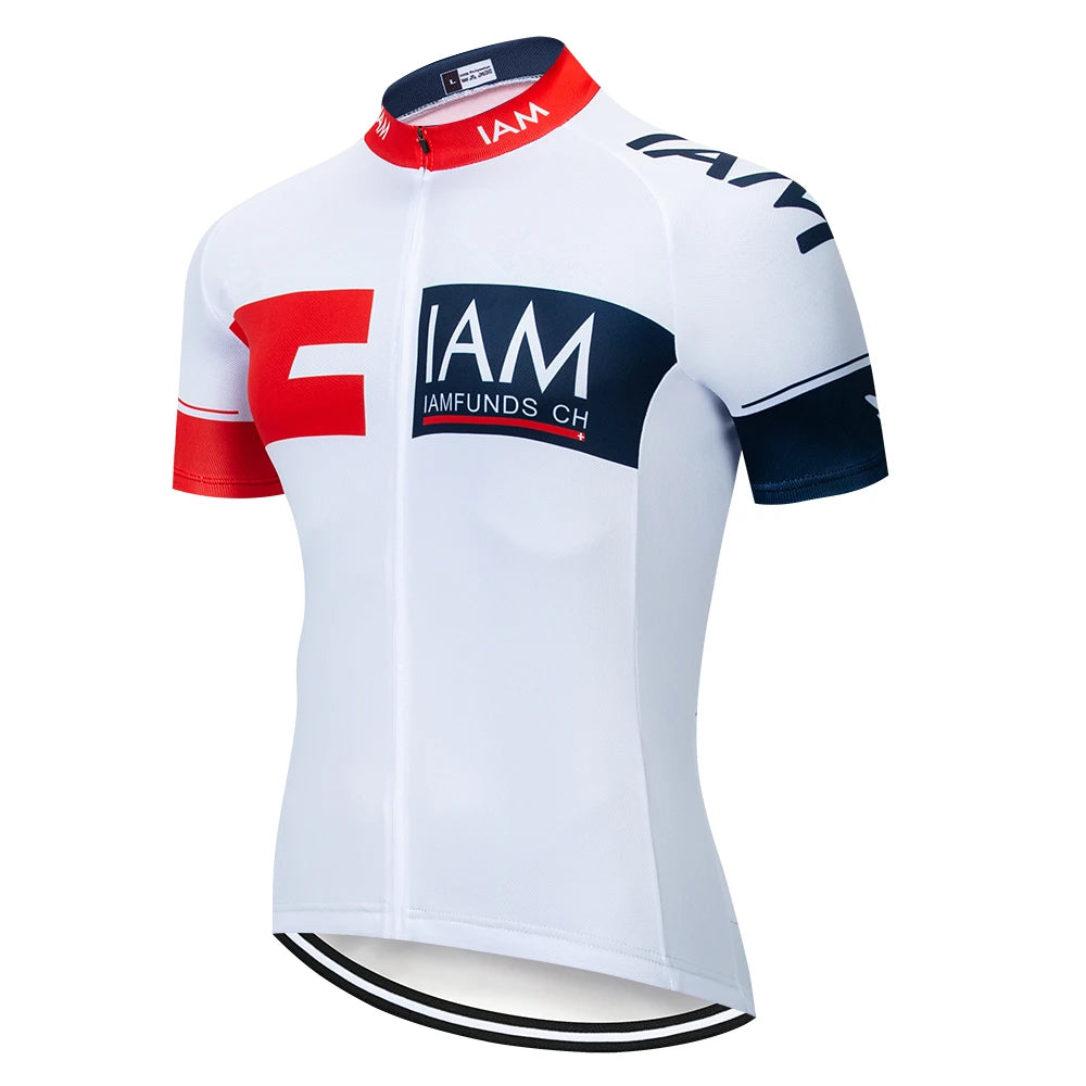 Camisa de Ciclismo Masculina IAM Team