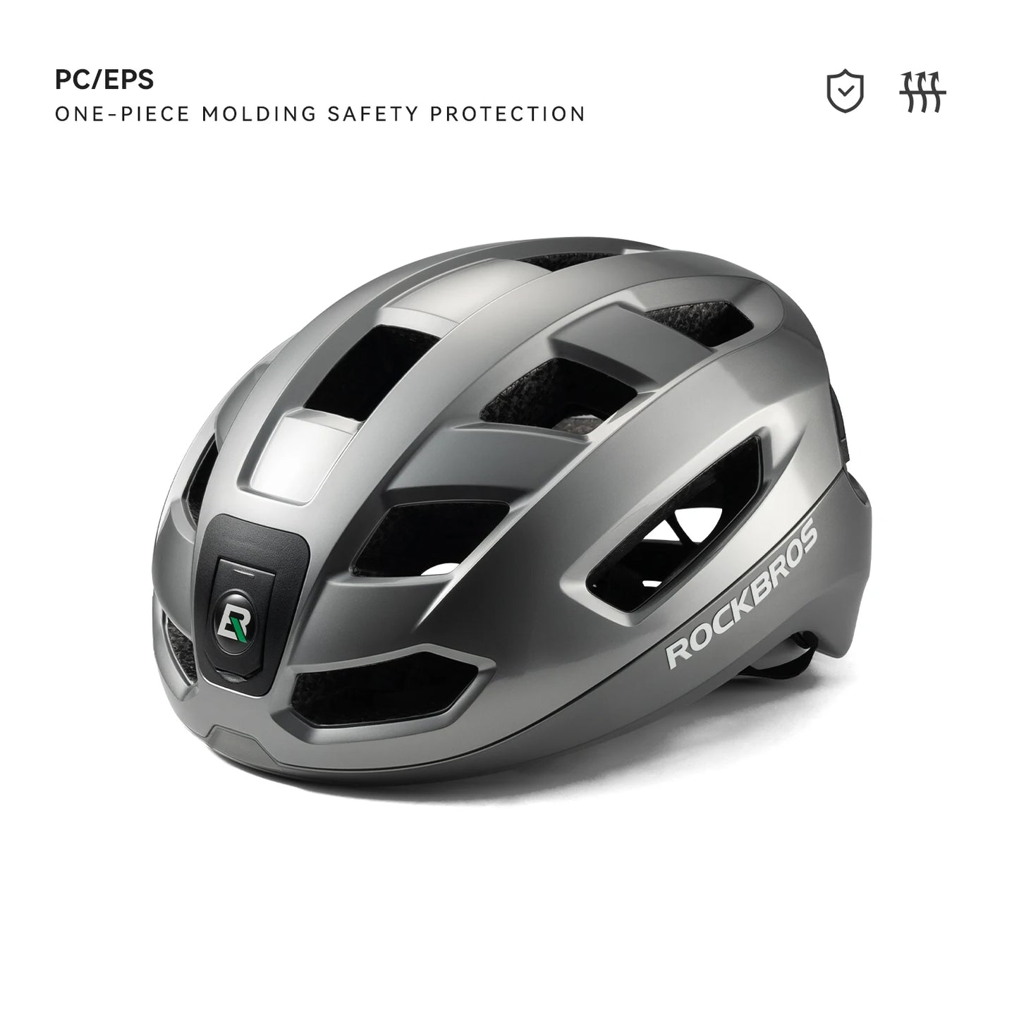 Capacete de Ciclismo ROCKBROS com Luz Integrada