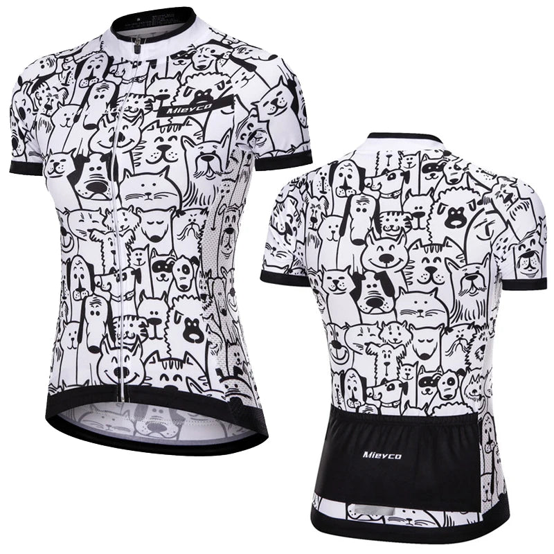 Camisa de Ciclismo Feminina Mieyco