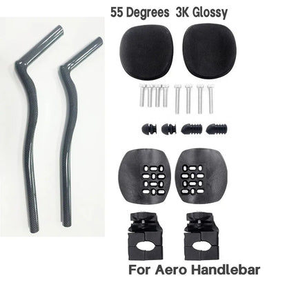 Clip de Guidão Aero em Carbono para Bike Speed