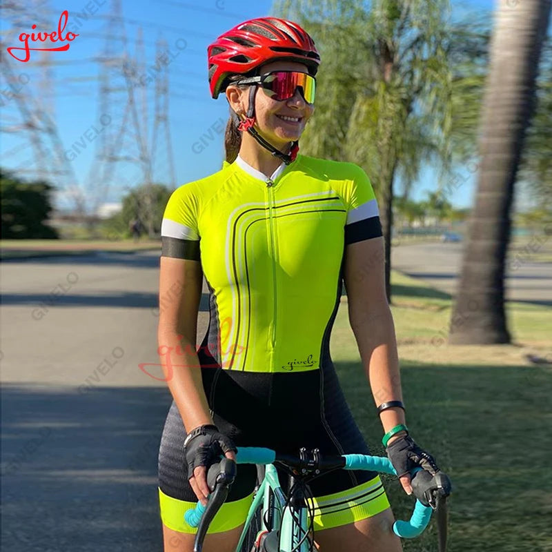 GIVELO Bike Monkeys Women's Cycling Jumpsuit