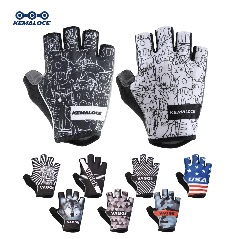 KEMALOCE Cycling Gloves