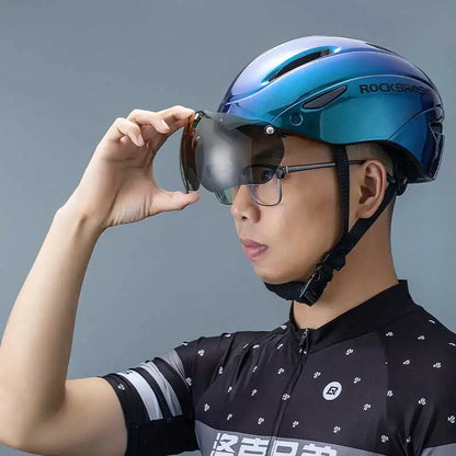 ROCKBROS Cycling Helmet with LED Light