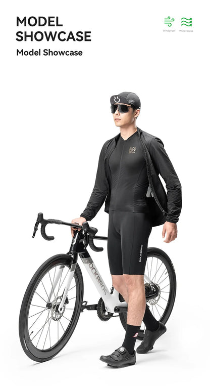 Jaqueta de Ciclismo Masculina ROCKBROS Manga Longa