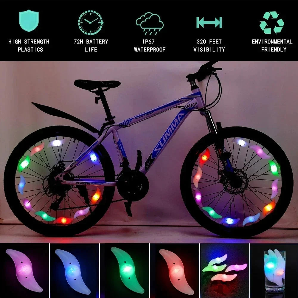 Luz LED para Raios de Bicicleta