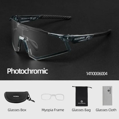ROCKBROS Photochromic Polarized Cycling Glasses