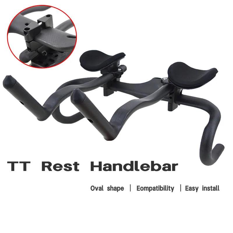 Clip de Guidão Aero em Carbono para Bike Speed