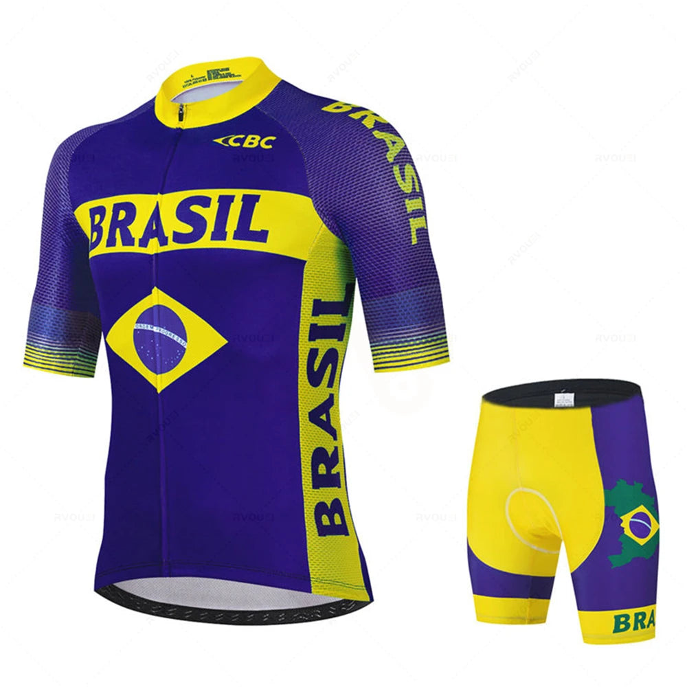 Brazil Team Cycling Set