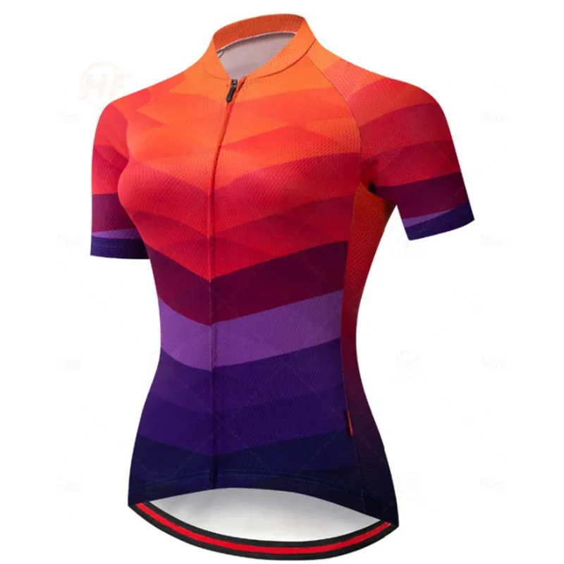 Camisa de Ciclismo Feminina Pro Team