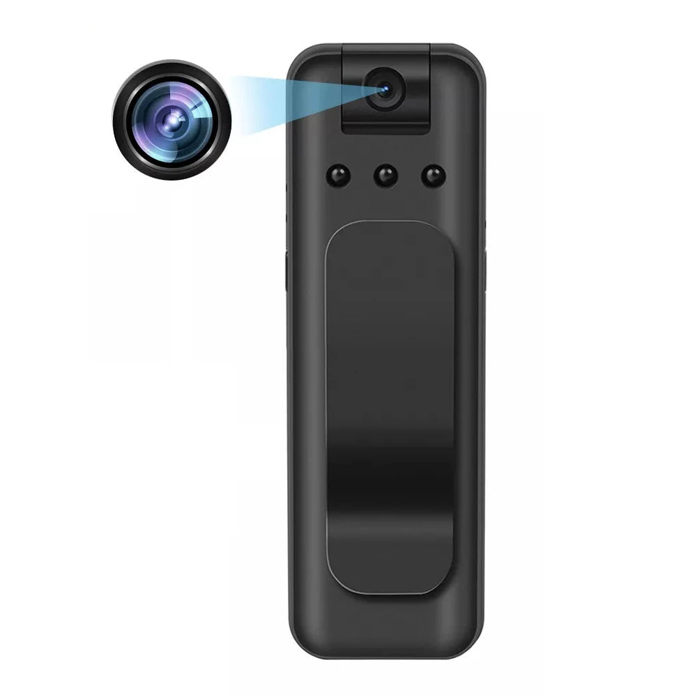 Mini Câmera Y9 – Full HD 1080P, Visão Noturna Infravermelha, Body Cam