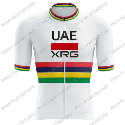Conjunto de Ciclismo Masculino UAE Team Tadej Pogačar com Bretelle